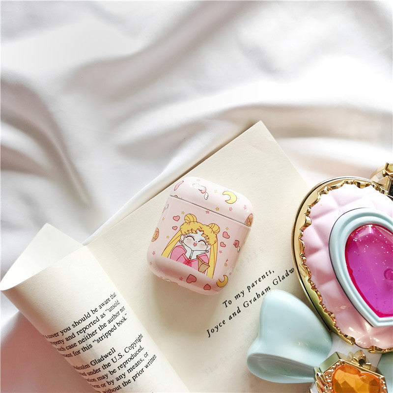 Sailor Moon Girl AirPods Case for Wireless Headphones