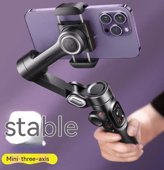 Three-Axis Anti-Shake Mobile Stabilizer