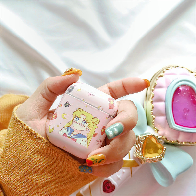 Sailor Moon Girl AirPods Case for Wireless Headphones