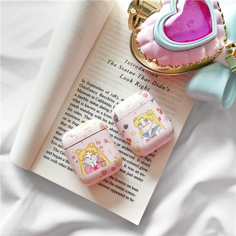 Sailor Moon Girl AirPods Case for Wireless Headphones